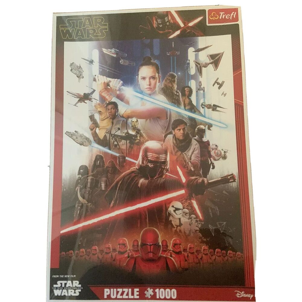 New RARE Star Wars Games Disney 1000 Jigsaw Puzzle The Rise Of Skywalker TREFL